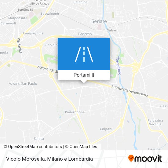 Mappa Vicolo Morosella