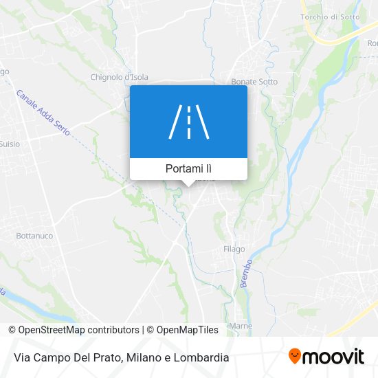Mappa Via Campo Del Prato