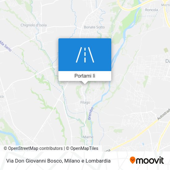 Mappa Via Don Giovanni Bosco