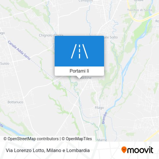 Mappa Via Lorenzo Lotto