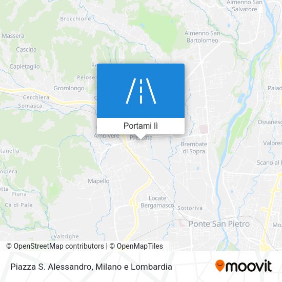 Mappa Piazza S. Alessandro