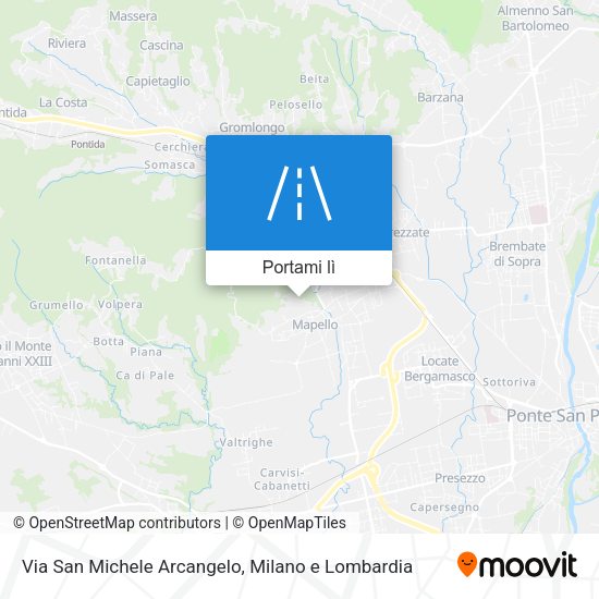 Mappa Via San Michele Arcangelo