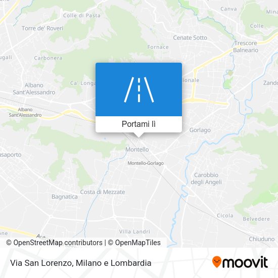 Mappa Via San Lorenzo