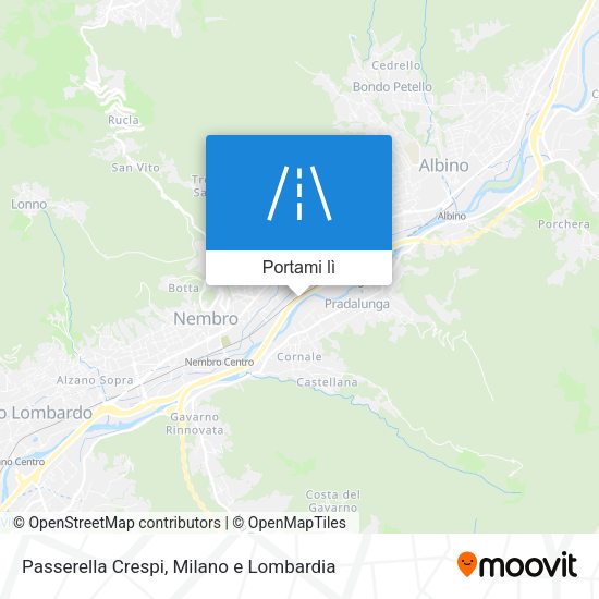 Mappa Passerella Crespi