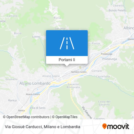 Mappa Via Giosuè Carducci
