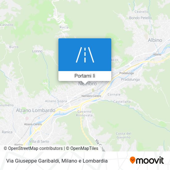 Mappa Via Giuseppe Garibaldi