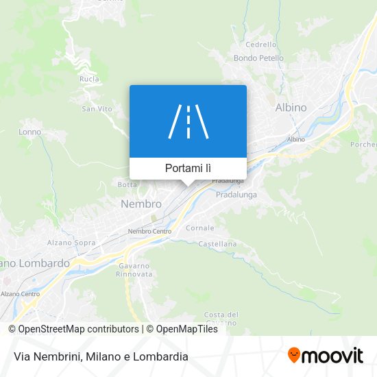 Mappa Via Nembrini