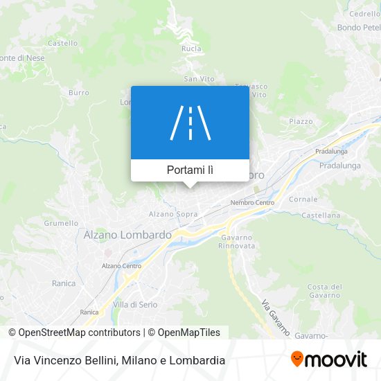 Mappa Via Vincenzo Bellini