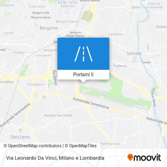 Mappa Via Leonardo Da Vinci