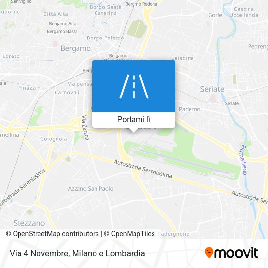 Mappa Via 4 Novembre