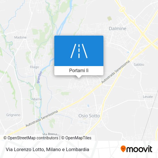 Mappa Via Lorenzo Lotto