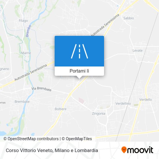 Mappa Corso Vittorio Veneto