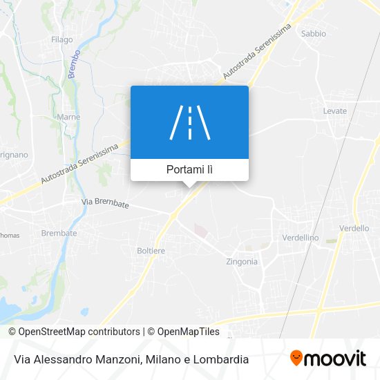 Mappa Via Alessandro Manzoni