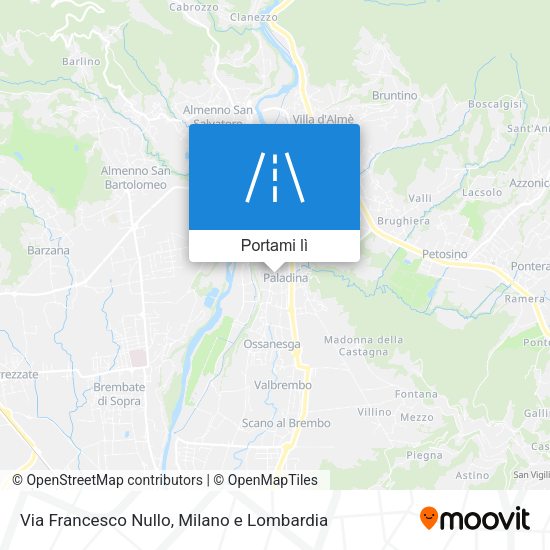 Mappa Via Francesco Nullo