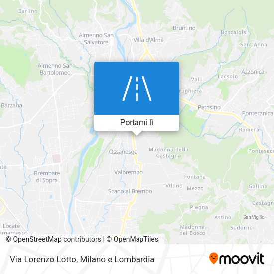 Mappa Via Lorenzo Lotto
