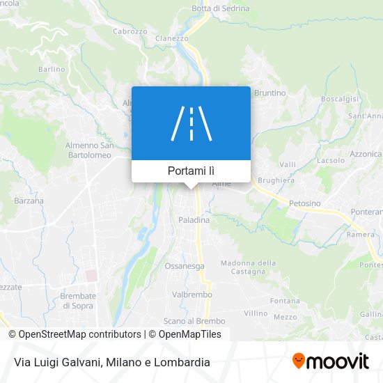 Mappa Via Luigi Galvani