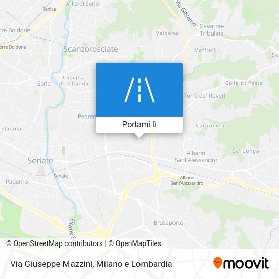Mappa Via Giuseppe Mazzini