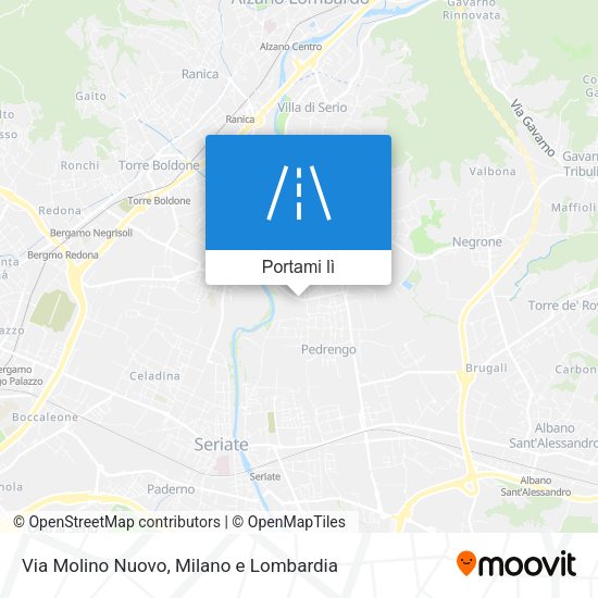 Mappa Via Molino Nuovo