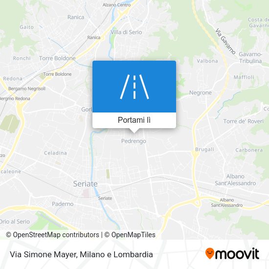 Mappa Via Simone Mayer