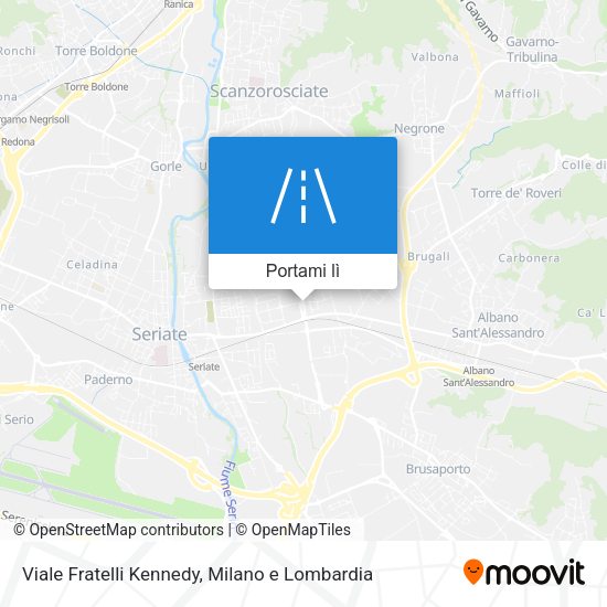 Mappa Viale Fratelli Kennedy
