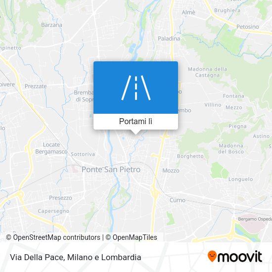 Mappa Via Della Pace