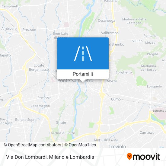 Mappa Via Don Lombardi
