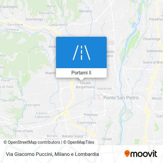 Mappa Via Giacomo Puccini