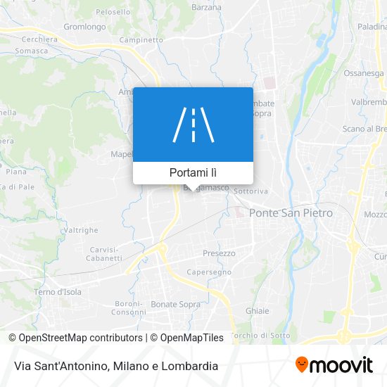Mappa Via Sant'Antonino
