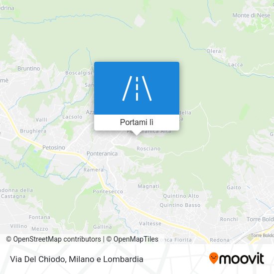 Mappa Via Del Chiodo