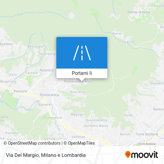 Mappa Via Del Margio