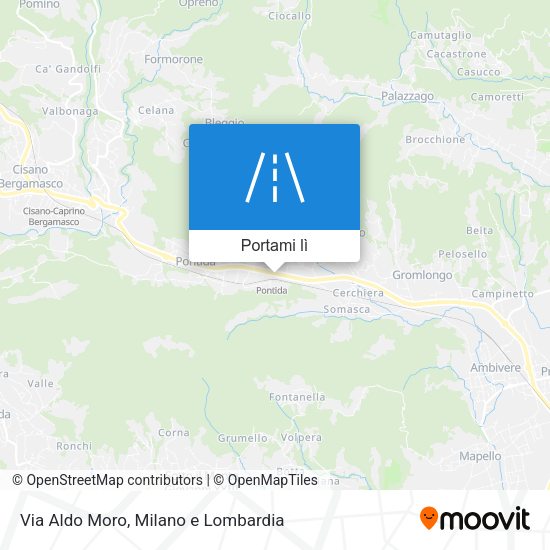 Mappa Via Aldo Moro