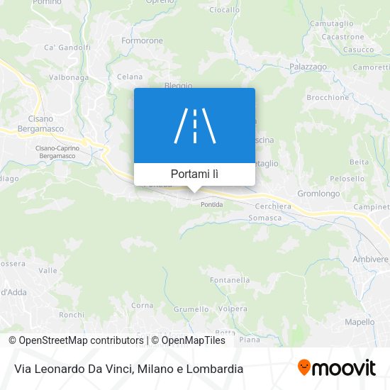 Mappa Via Leonardo Da Vinci