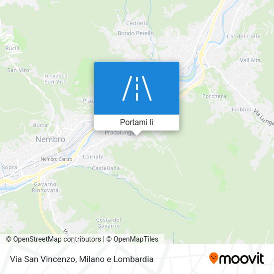 Mappa Via San Vincenzo