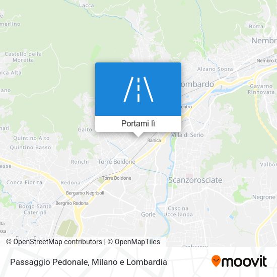 Mappa Passaggio Pedonale