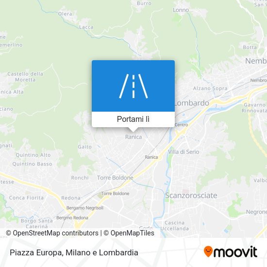 Mappa Piazza Europa