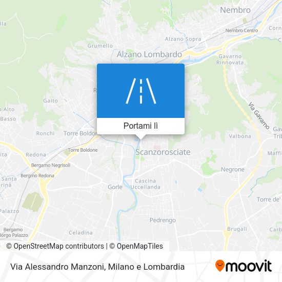Mappa Via Alessandro Manzoni
