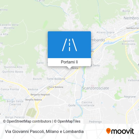 Mappa Via Giovanni Pascoli
