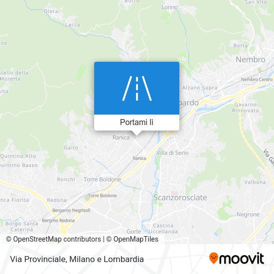 Mappa Via Provinciale