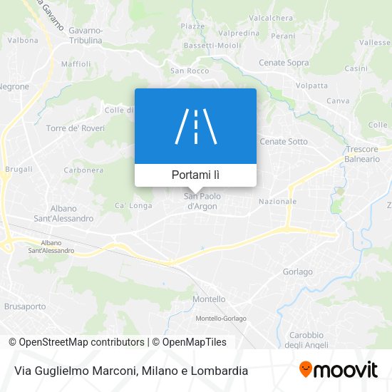 Mappa Via Guglielmo Marconi