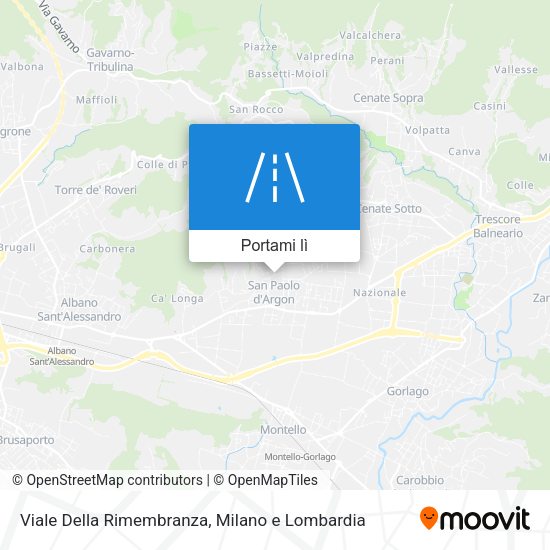Mappa Viale Della Rimembranza