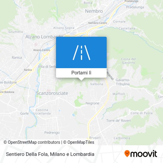 Mappa Sentiero Della Fola