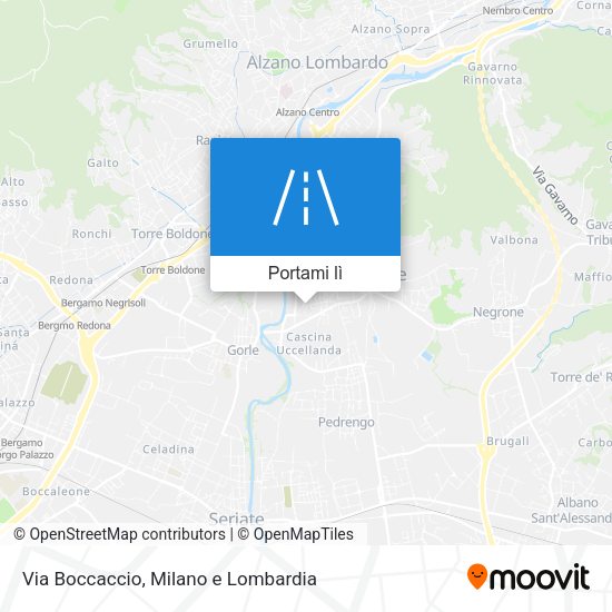 Mappa Via Boccaccio