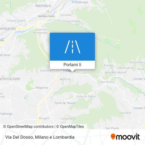 Mappa Via Del Dosso