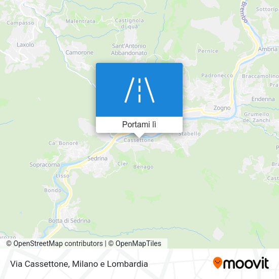 Mappa Via Cassettone