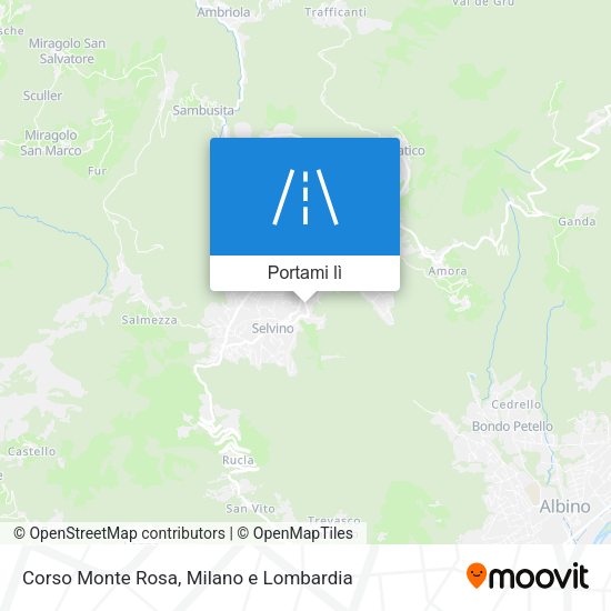 Mappa Corso Monte Rosa