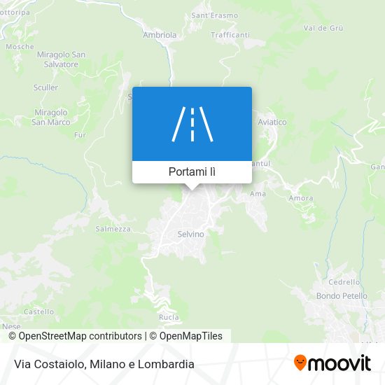 Mappa Via Costaiolo