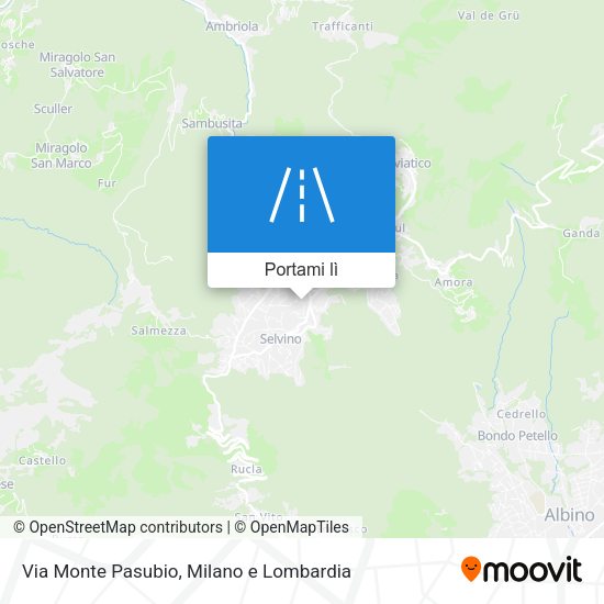 Mappa Via Monte Pasubio