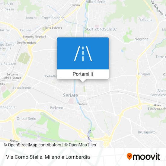 Mappa Via Corno Stella