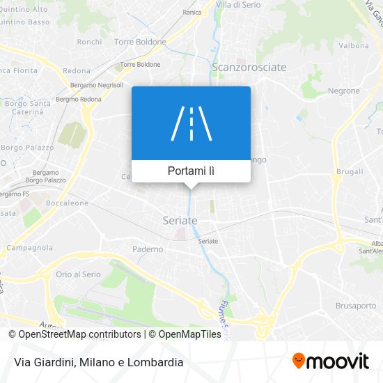 Mappa Via Giardini