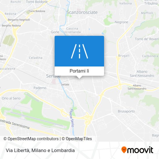 Mappa Via Libertà